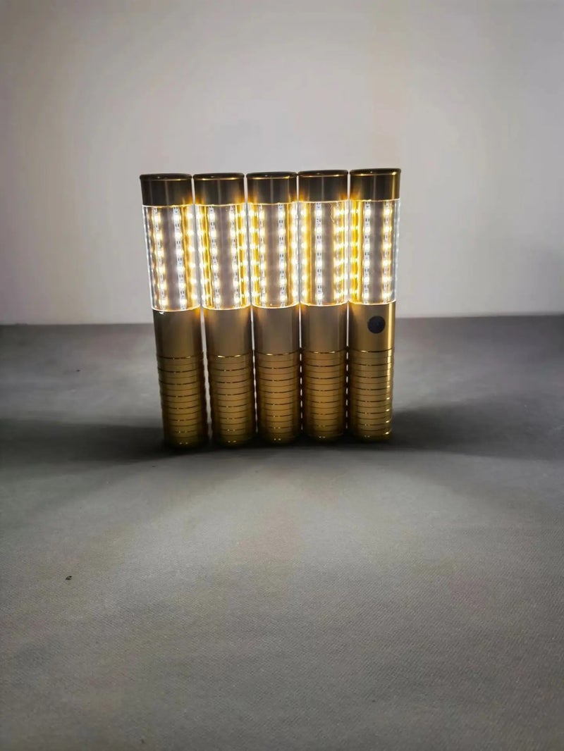 Bluejw Rechargeable LED Bottle Sparkler - Handheld Strobe Baton Flashlight Light Stick for Party Bar Club Wine Presenter - Glowing Bottle Service Sparklers - Image 1